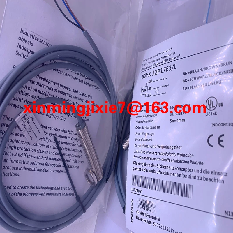 Новый датчик приближения IGYX 18P17B3S14L IGYX 18P17B3L IGYX 18N17B3L IGYX 12P17B3S14L IGYX 12N17B3S14L, оригинальный (art.: 3920d4e701703) - 3920d4e701703