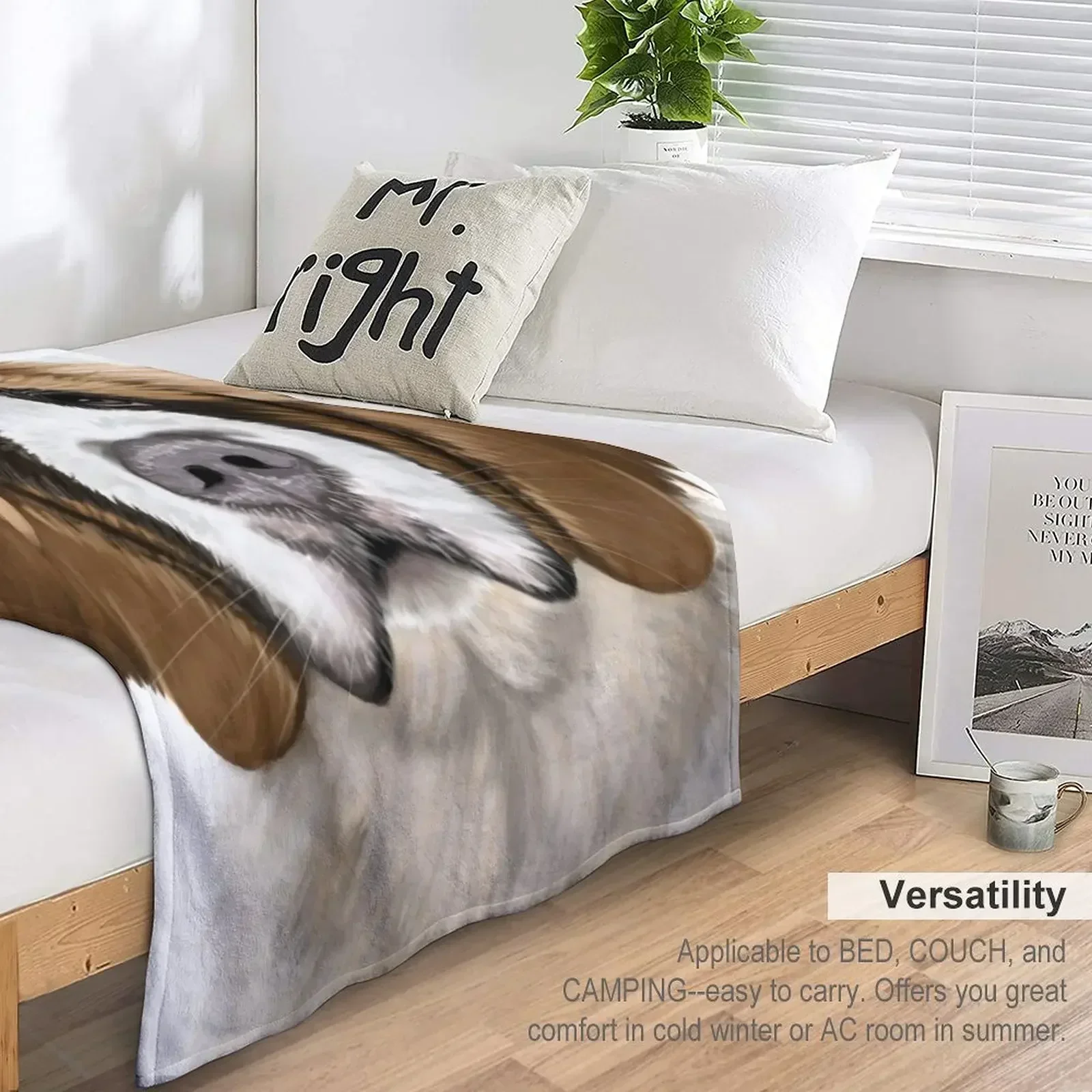 Одеяло для дивана St Бернар пупп мягкое тонкое летнее одеяло в клетку