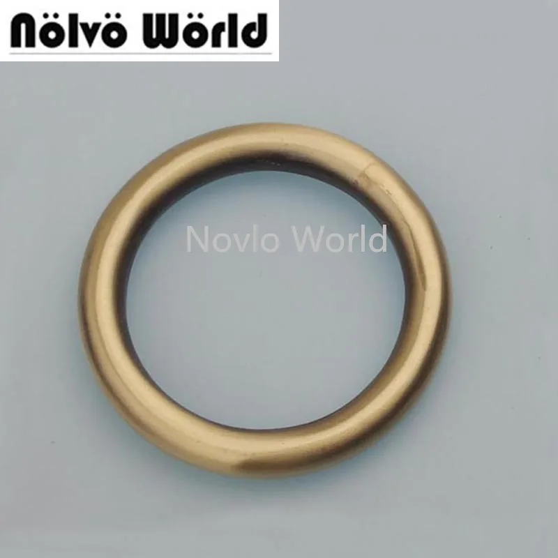 10pcs outside 5cm,inner 38mm solid cast High quality Round Rings for pets bags strap crafted