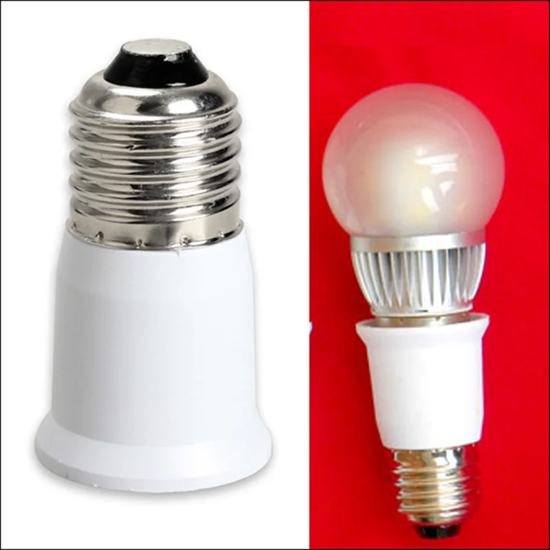 

2022 E27 To E27 Extension Base Clf Led Light Bulb Lamp Adapter Socket Converter Переходник [object Object] E27 Splitter