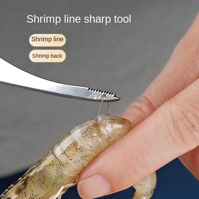 

Seafood Knife Utensils Things for The Kitchen Accessories Other Home Tools Shrimp Cutter Kitchenware Chopping Artifact Gadgets