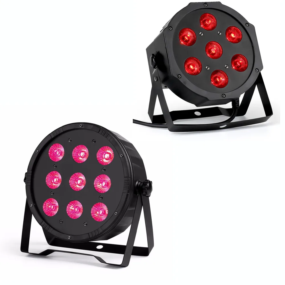 

DJ прожектор светодиодный RGBW 9x12 Вт 4IN1 светодиодный Par Wash диско вечерние светильник DMX контроллер Бесплатная доставка