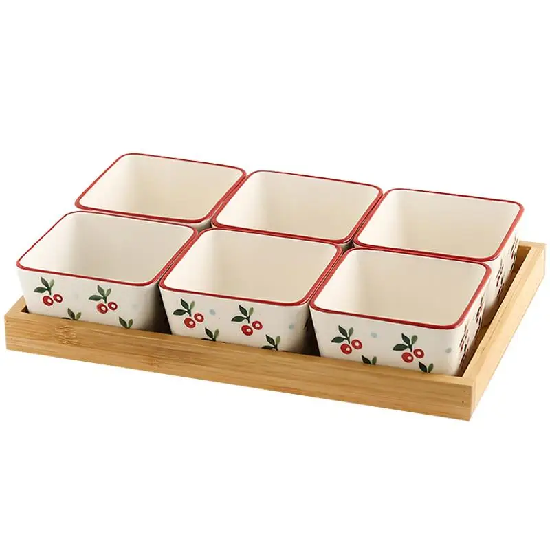 Керамическая тарелка для закусок ваза фруктов журнальный столик гостиной