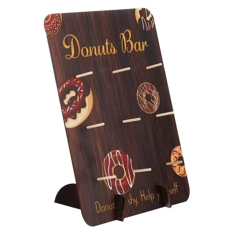 

Donut Board Rustic Wood Display For Donut Holes Donut Stand For Weddings Birthdays Parties Anniversaries Restaurants Pastry