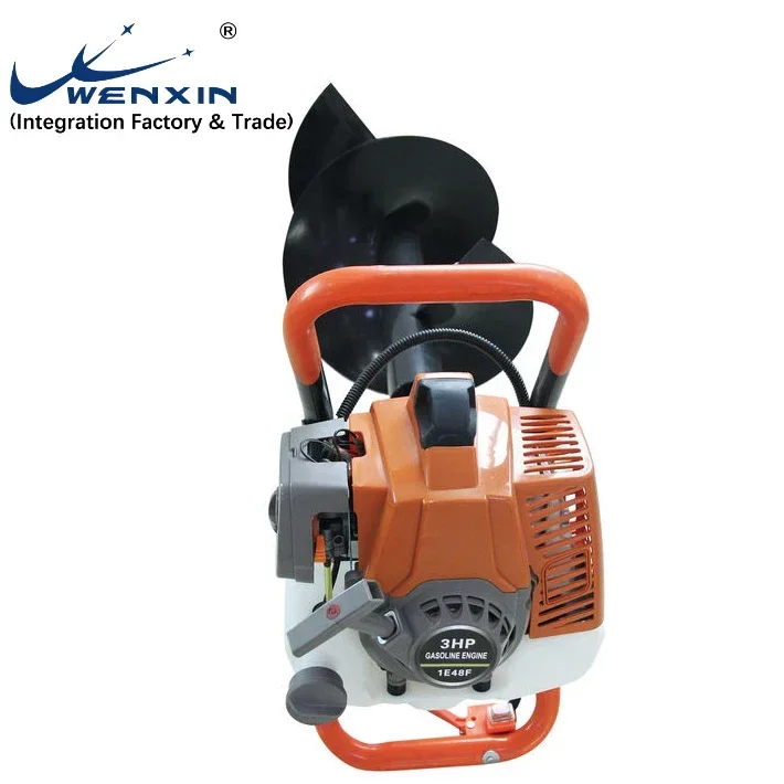 Мощные земляные буры WENXIN CE с глубоким столбом об/мин кВт ручные колесом