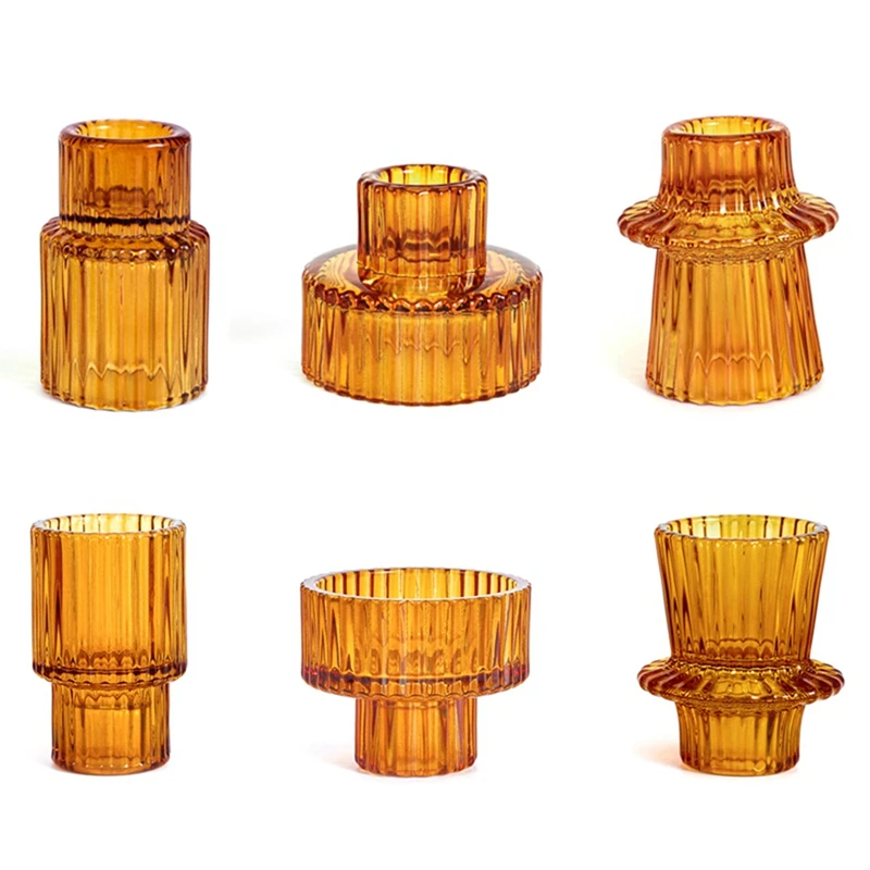 

Set Of 6 Candle Holders For All Occasions Candle Holders For Taper Candlesticks Easy Install Easy To Use