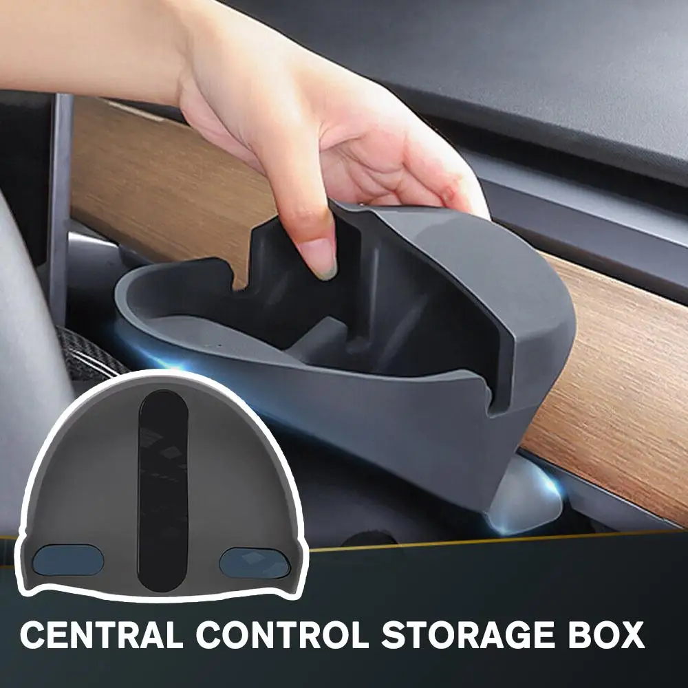 

Кронштейн для телефона на руль Tesla Model 3/Y, силиконовый держатель, коробка для солнцезащитных очков, внутренняя коробка для телефона, органайзер для хранения Storag W5D7