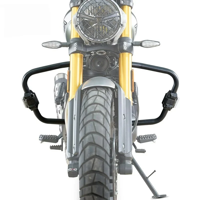 Защитная дуга (кенгурятник) для Scrambler 400X, прочная, противоударная, для двигателя, в стиле ретро, неоригинальная запчасть (art.: 3920dacd00a34) - 3920dacd00a34