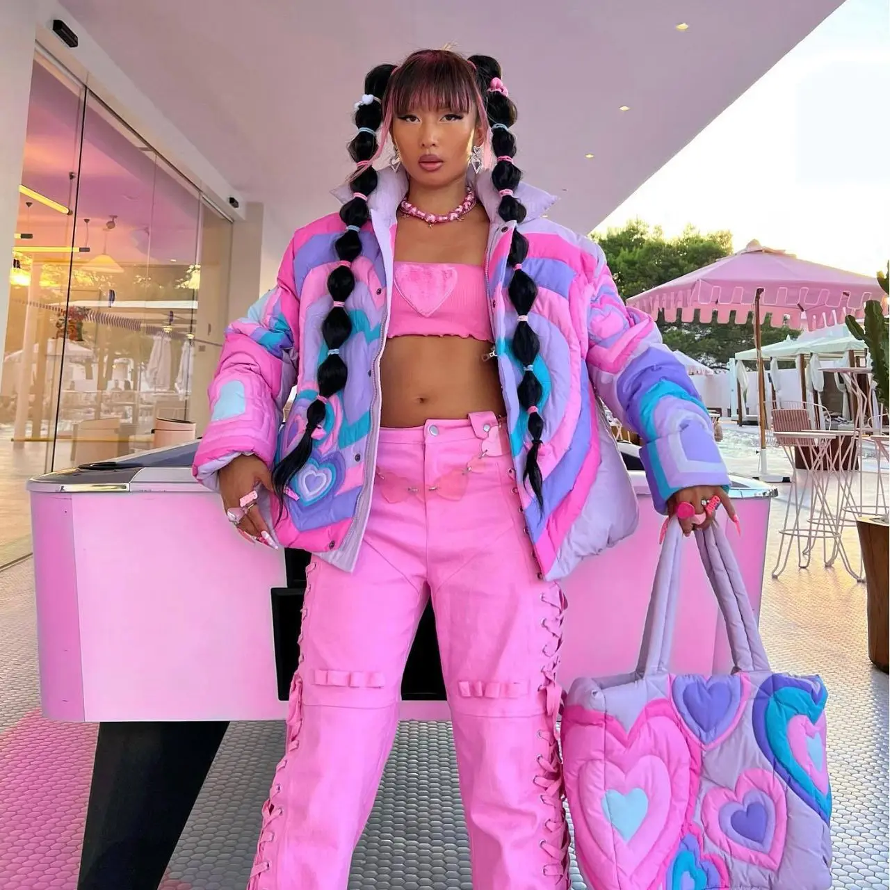 Рисунок 2 - Длинные Пузырьковые куртки-бомберы