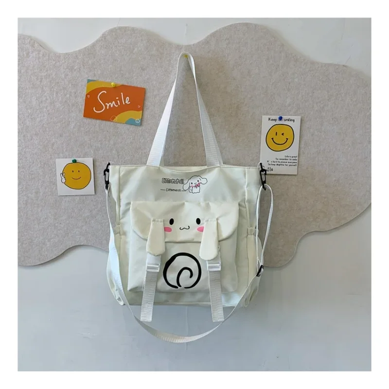 Sanrio мультяшная Милая Наплечная Сумка-тоут Kuromi через плечо сумка для учеников