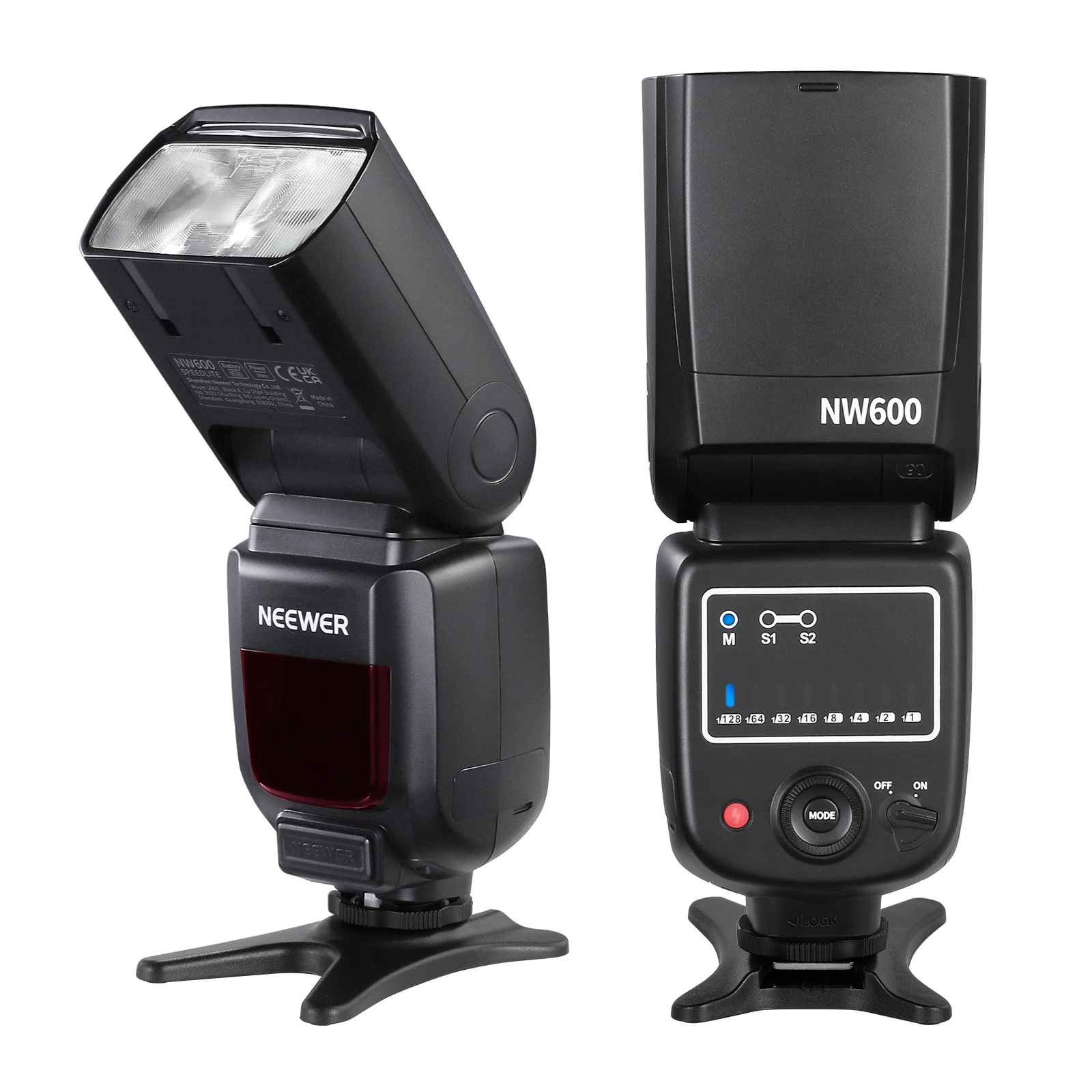 NEEWER NW600 Flash Speedlite Compatible with Canon Nikon Panasonic Olympus Pentax Fujifilm Sony DSLR and Mirrorless Cameras