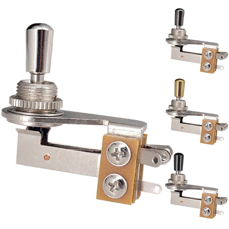 

3 Way Switch Right Angle L-Type Guitar Toggle Switch With Copper Head For Electric Guitar Bass