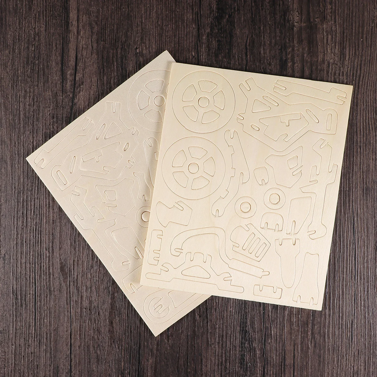 

3D пазл для детей интеллектуальное развитие DIY Головоломка Деревянный Маленький внедорожник