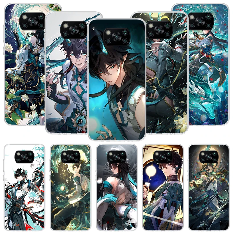 Чехол для телефона Honkai Star Rail Dan Heng Xiaomi Poco X6 X5 X4 X3 Nfc F5 F6 Pro F3 F2 F1 F4 Gt M5S M4 M3 M2 Мягкий N