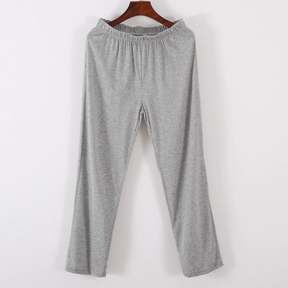 Men Casual Home Thin Soft Nightwear Pajamas Lounge Trousers Pyjamas Pants Sleep Bottoms Elastic Waist Loose-Fitting Sleep Bottom