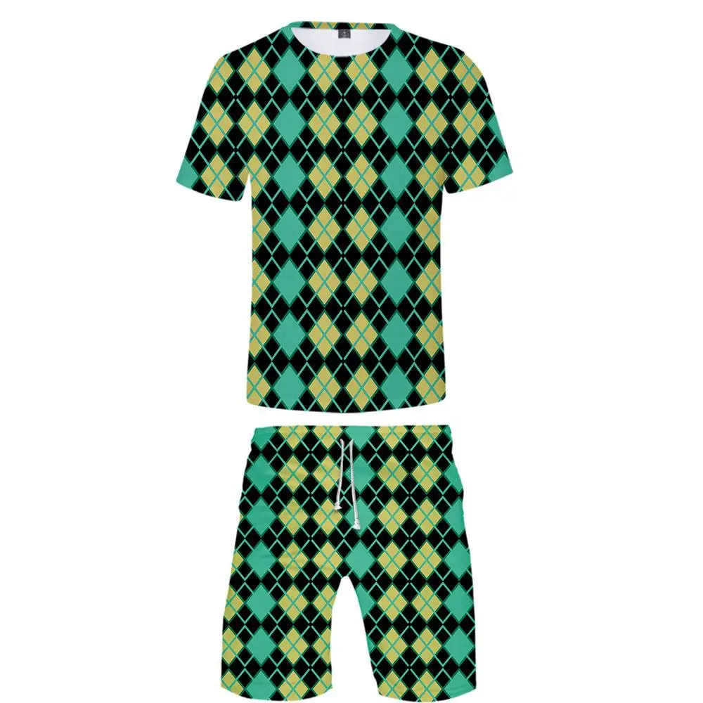 

Women/Men Two Piece Set Summer T Shirt+Shorts Suitable Casual Streetwear&Pants Cartoon Animal Crossing T Cool Hip Hop