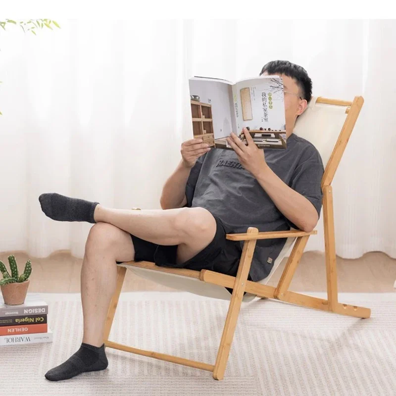 Минималистичное кресло-шезлонг для гостиной одноместное белое кресло с