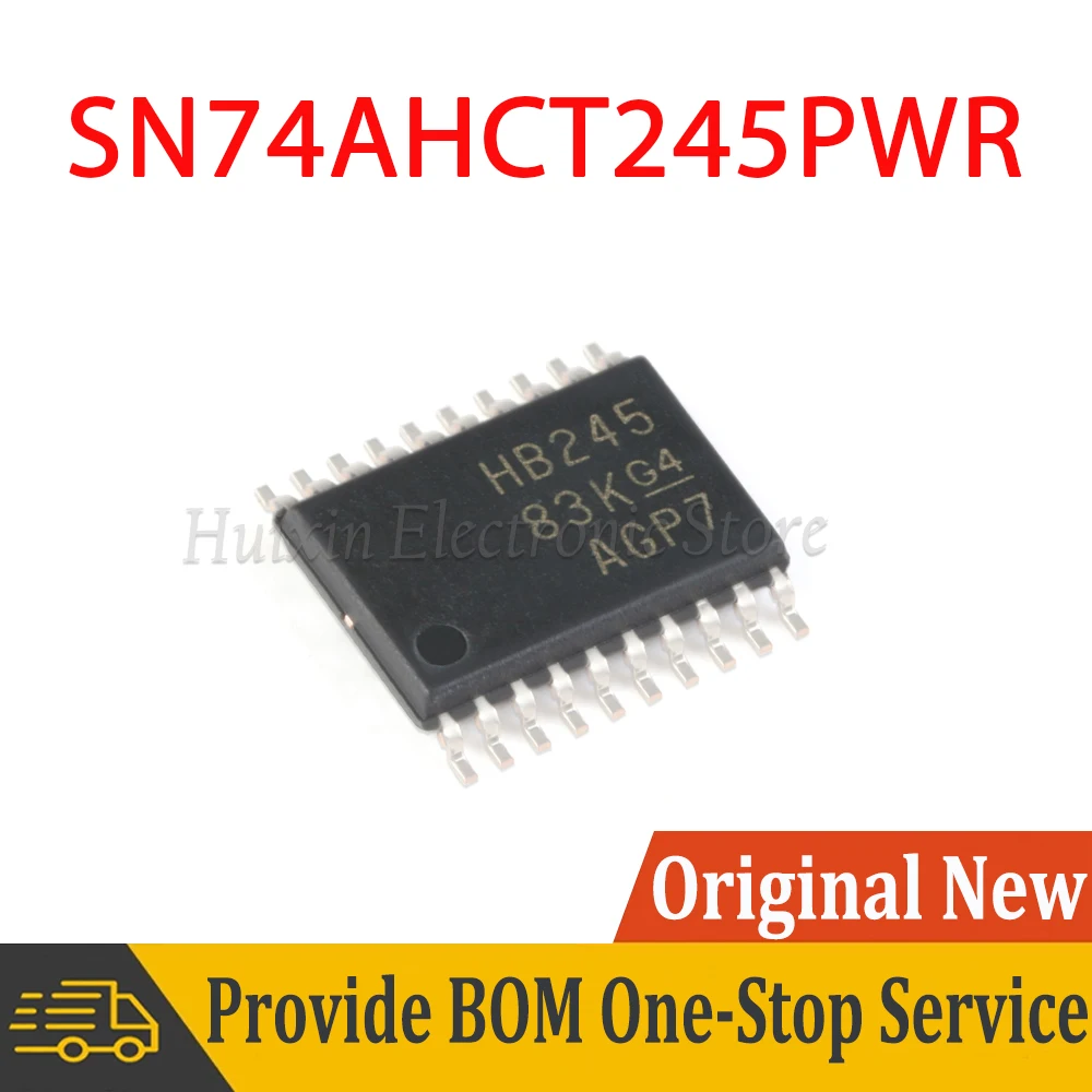 

5pcs SN74AHCT245PWR SN74AHCT245P HB245 TSSOP-20 Three-state Output Eight-way Bus Transceiver SMD New and Original IC Chipset