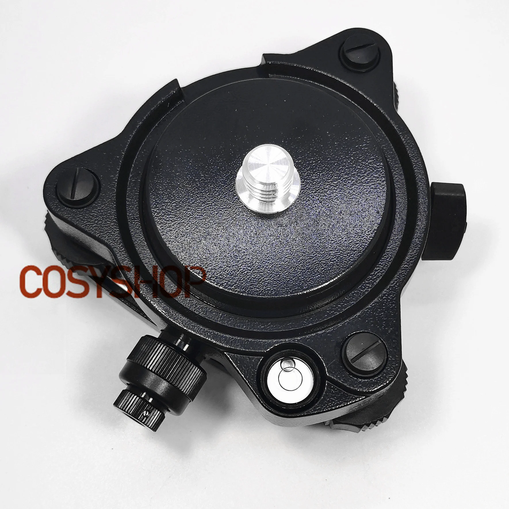 Черная требраха с оптическим вертикальным и GPS-адаптером, крепление 5/8"х11 с вращающимся винтом для тахеометра GNSS.