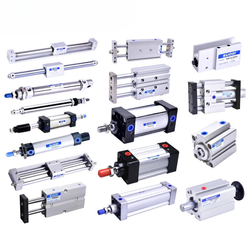 Линейные вращающиеся пневматические зажимные цилиндры CLR новая структура