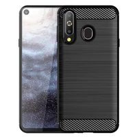 for samsung galaxy a8s carbon fiber matte case for samsung a9 pro galaxy a8s shockproof silicone case back phone cover