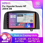 Автомагнитола 8G + 128G RDS 4G LTE Carplay Android 11 для Hyundai SONATA NF 2004-2008 мультимедийный видеоплеер навигация GPS 2 din