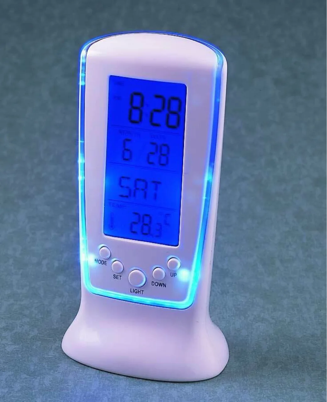 

Digital Alarm with Blue Back LIGHT Electronic CalendarDigital Temperature LED