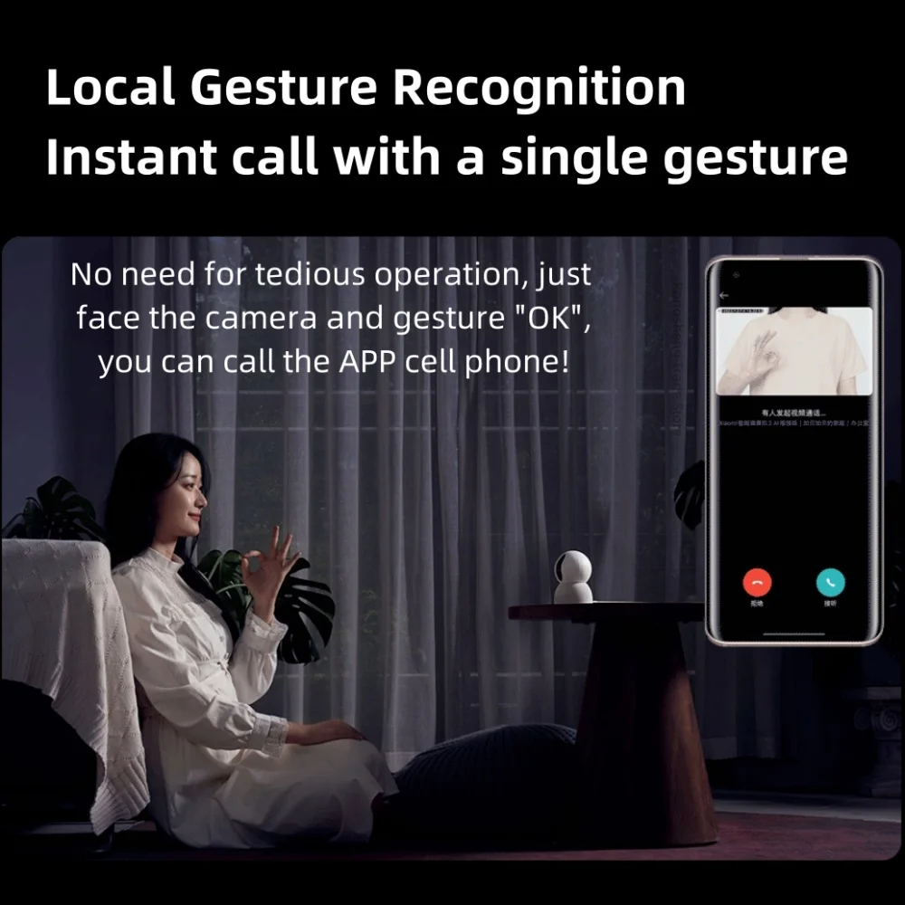Умная Камера XIAOMI MI 2 Улучшенный Локальный Компьютер С Искусственным Интеллектом
