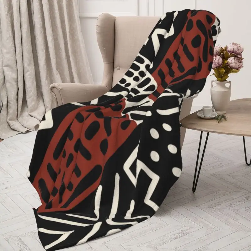 Африканское Грязевое тканевое одеяло boголан на заказ теплые флисовые мягкие