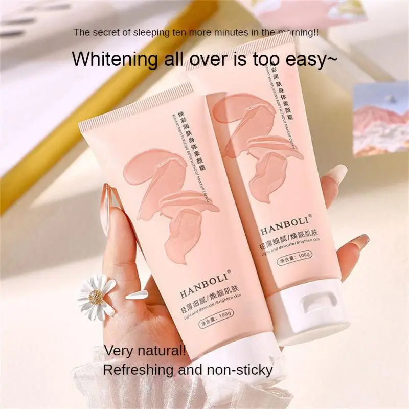 

Moisturizing Body Plain Cream Natural Brightening Skin Concealer Clear Comfortable Texture Foundation Easy To Smear Lazy Cream