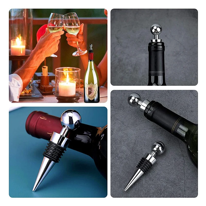 Пробка для бутылки вина шампанского вакуумный упаковщик Saver из нержавеющей стали