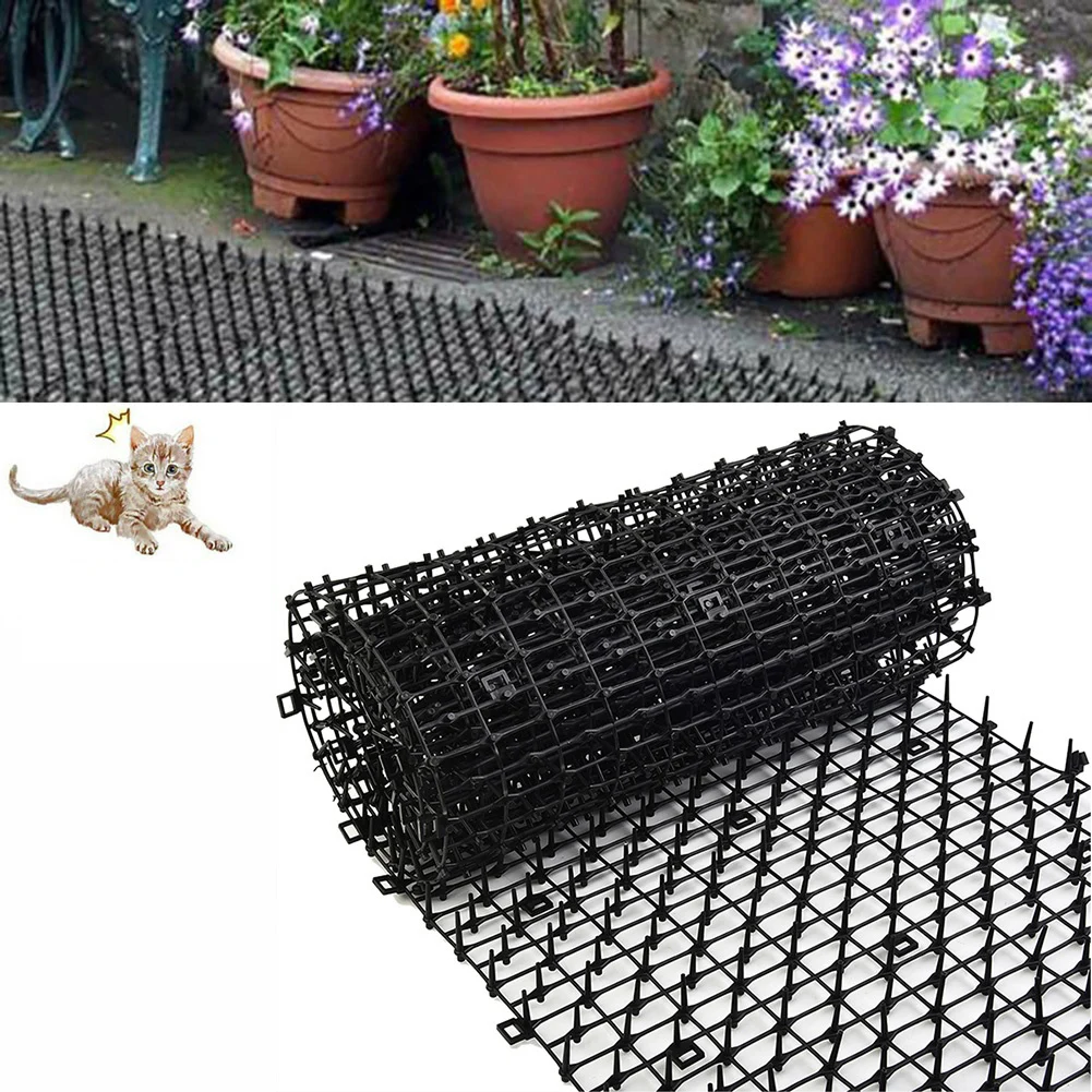 

Pricking Mat Repellent 400x30cm Animal Scarer Anti-Cat Cat Scat Garden Isolation Lawn Nursery Outdoor/Indoor PP