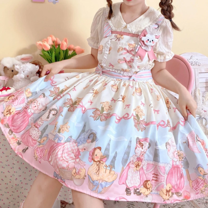 Y2k JK кружевная Лоскутная рубашка японские кавайные Топы Блузки Фея Харадзюку