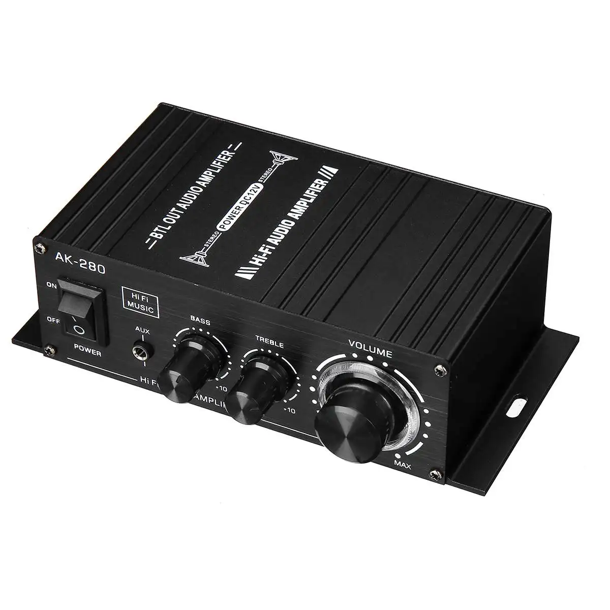 

AUTSOME 12V 40Wx2 Power Amplifier 2.0 Channel 90DB Car Small Power Amplifier