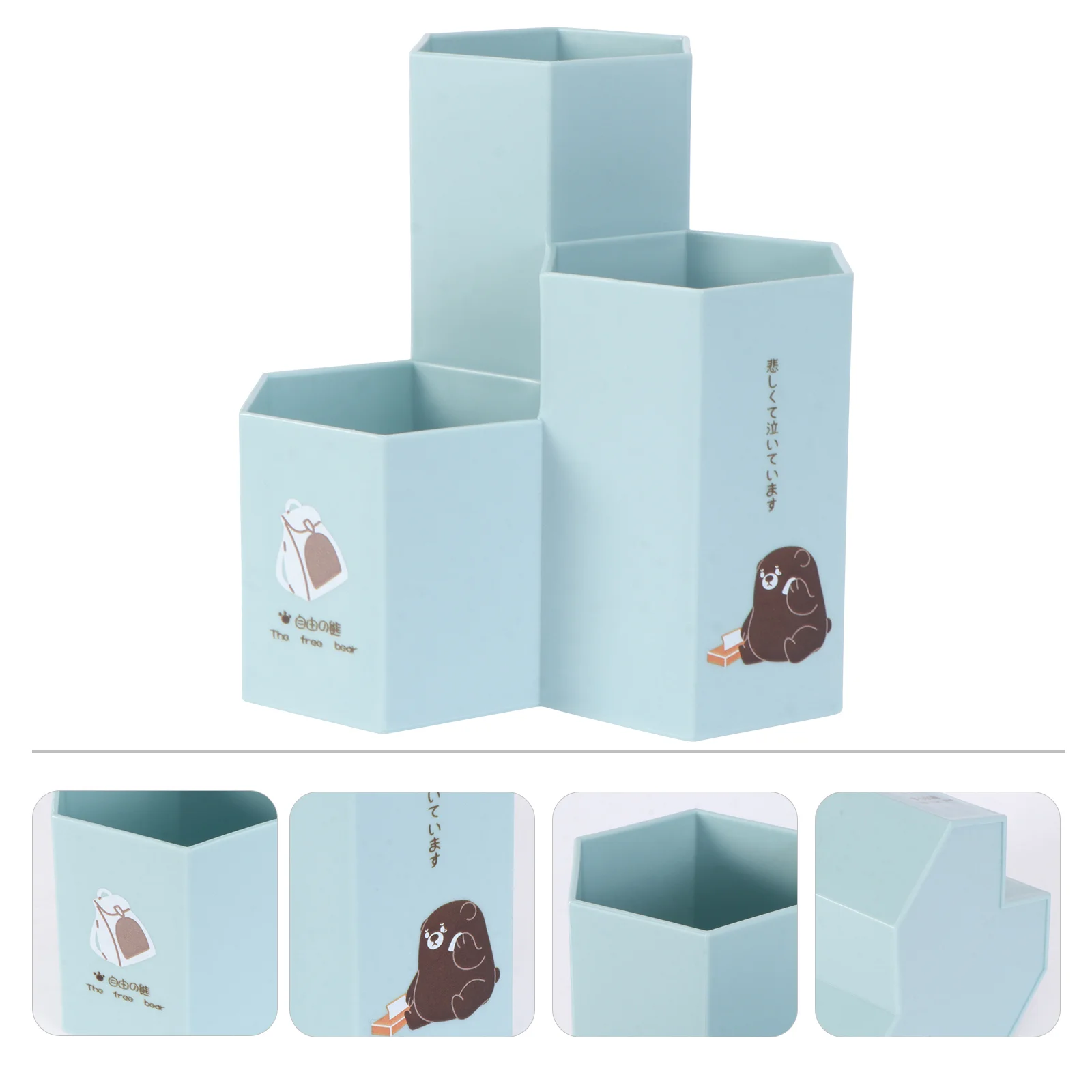 

1 шт., шестигранный пластиковый держатель для ручек