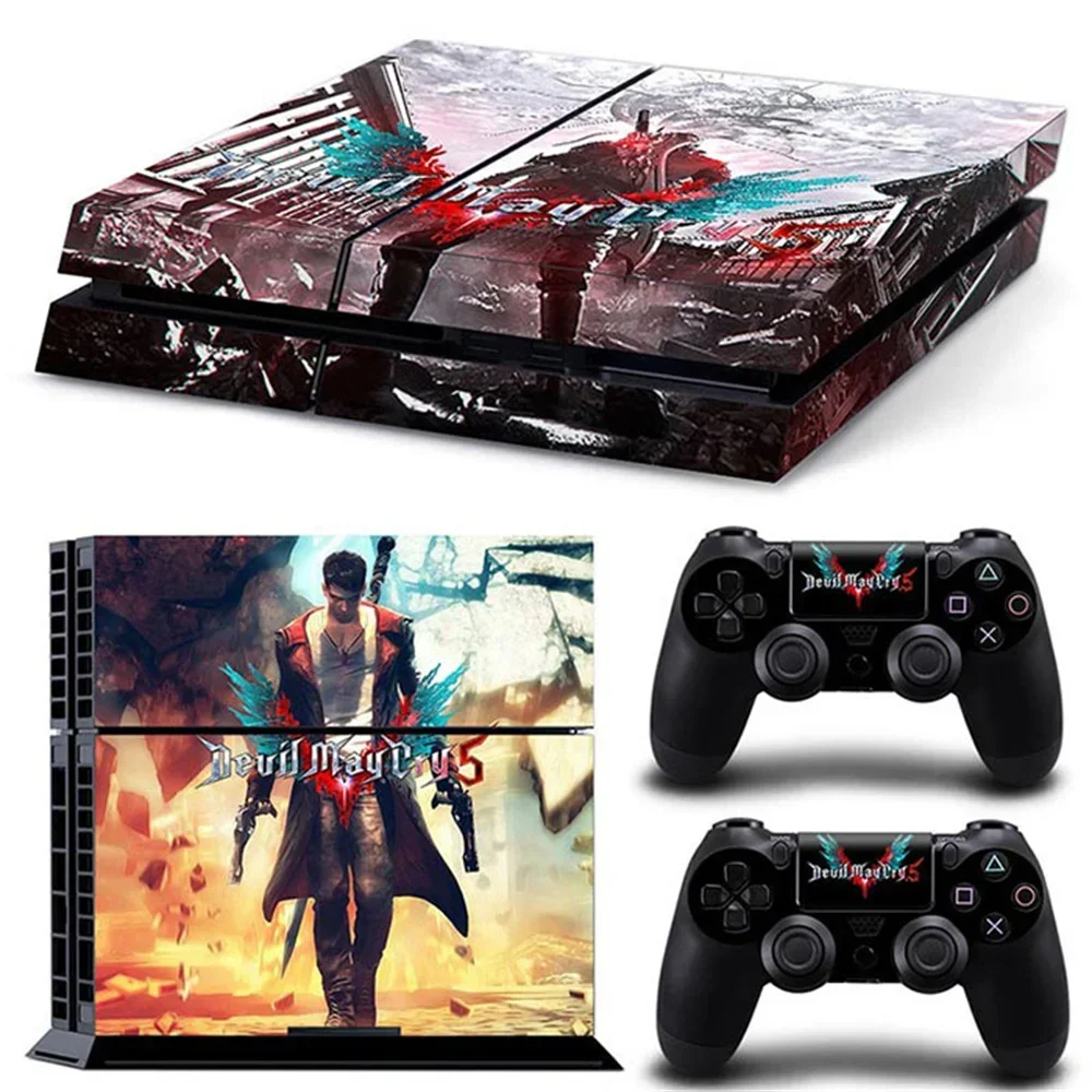 Аксессуары для игр Devil Maycry виниловые наклейки на кожу консоли PS4 и 2 шт.