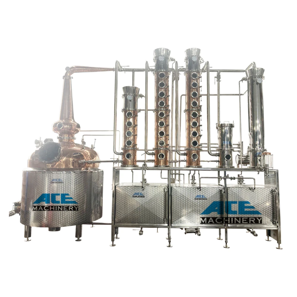

Ace Alambique With Column Electronic Still Distiller Alambic 500L, 100L, 1500L, 200L
