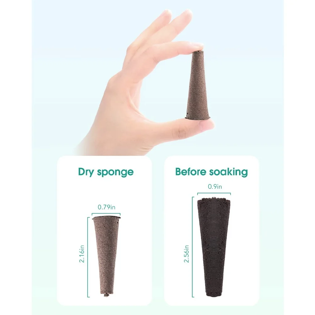 50 упаковок губок для выращивания сменный корень стартовых стручков семян