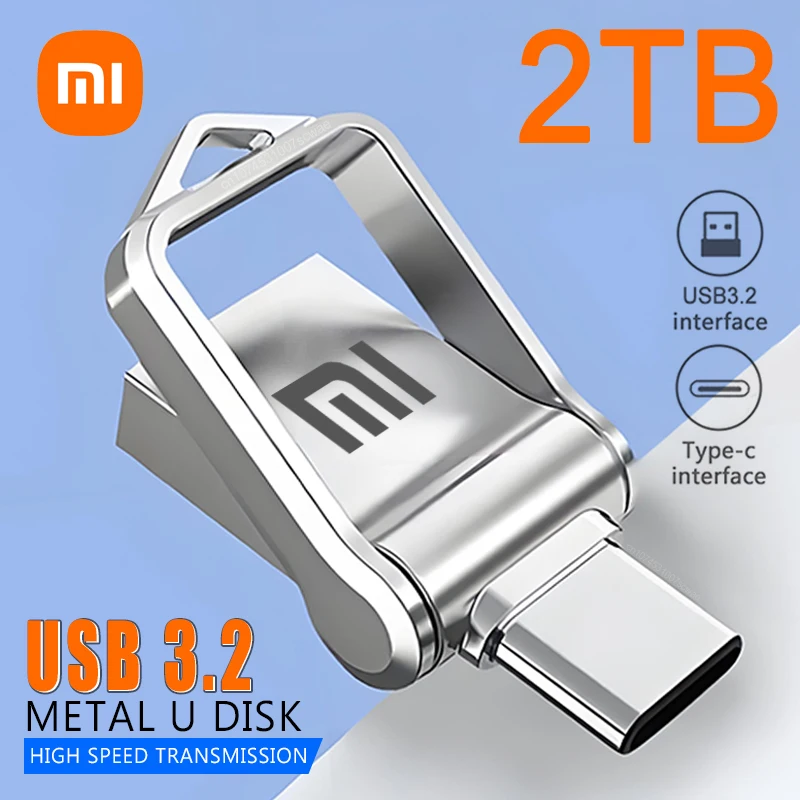 Xiaomi USB 3.2 2 ТБ флэш-накопитель высокоскоростной 512 ГБ 1 интерфейс Type-C двойного