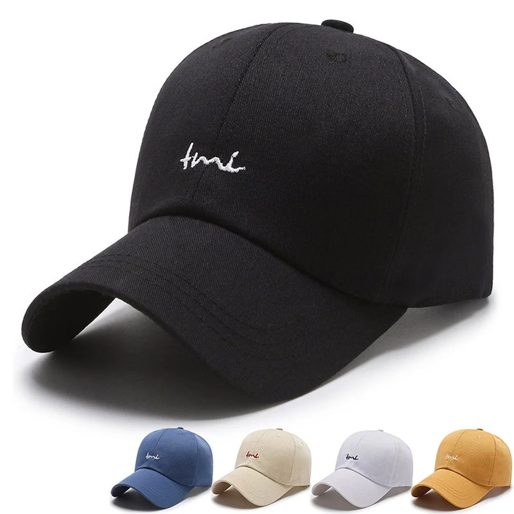

Men's Small Letters Embroidered Solid Color Baseball Cap Casual Versatile Sun Hat Snapback Jogging Hat Sunshade Trucker Cap