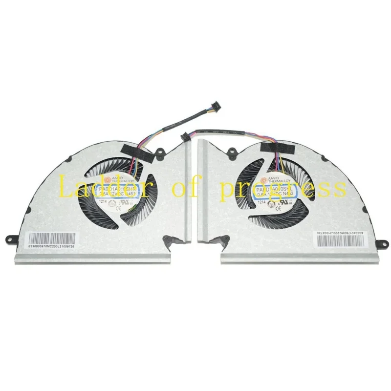 Новый охлаждающий вентилятор для процессора и графического MSI GE76 GP76 MS-17K3 MS-17K2