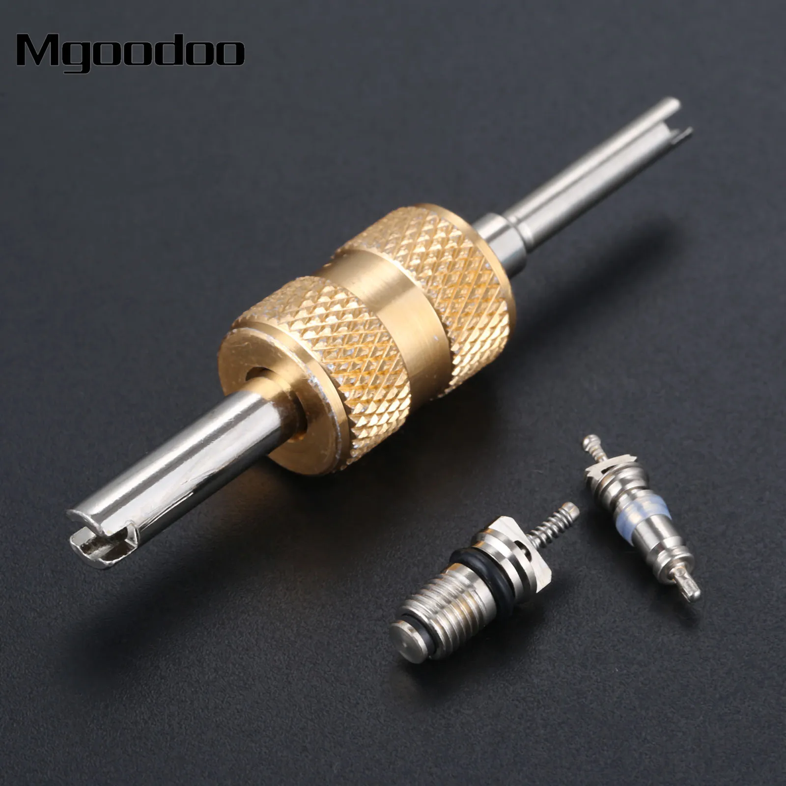 17Pc Car AC Caps Valve Cores R134A R12 R22 A/C System Cap Air Conditioning Stem Remover Tool Assortment Kit Auto Accessories | Автомобили