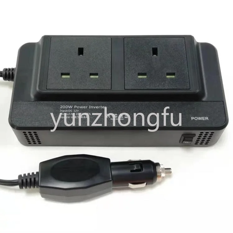 

Portable Car Inverter Dc 12v To Ac 110v 220v Usb Charger Multi Function 200w Car Power Inverter