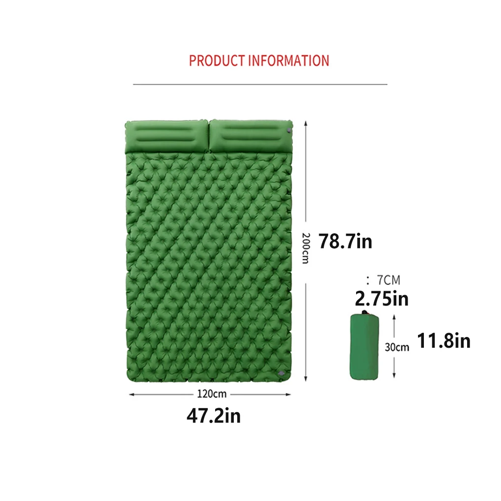 Складной портативный туристический надувной матрас большая палатка для