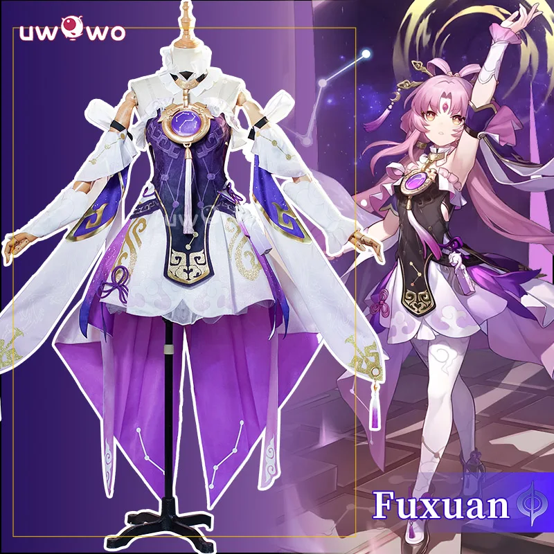 UWOWO Fu Xuan Косплей Collab Series: Honkai Star Rail Fuxuan Game Костюм на Хэллоуин
