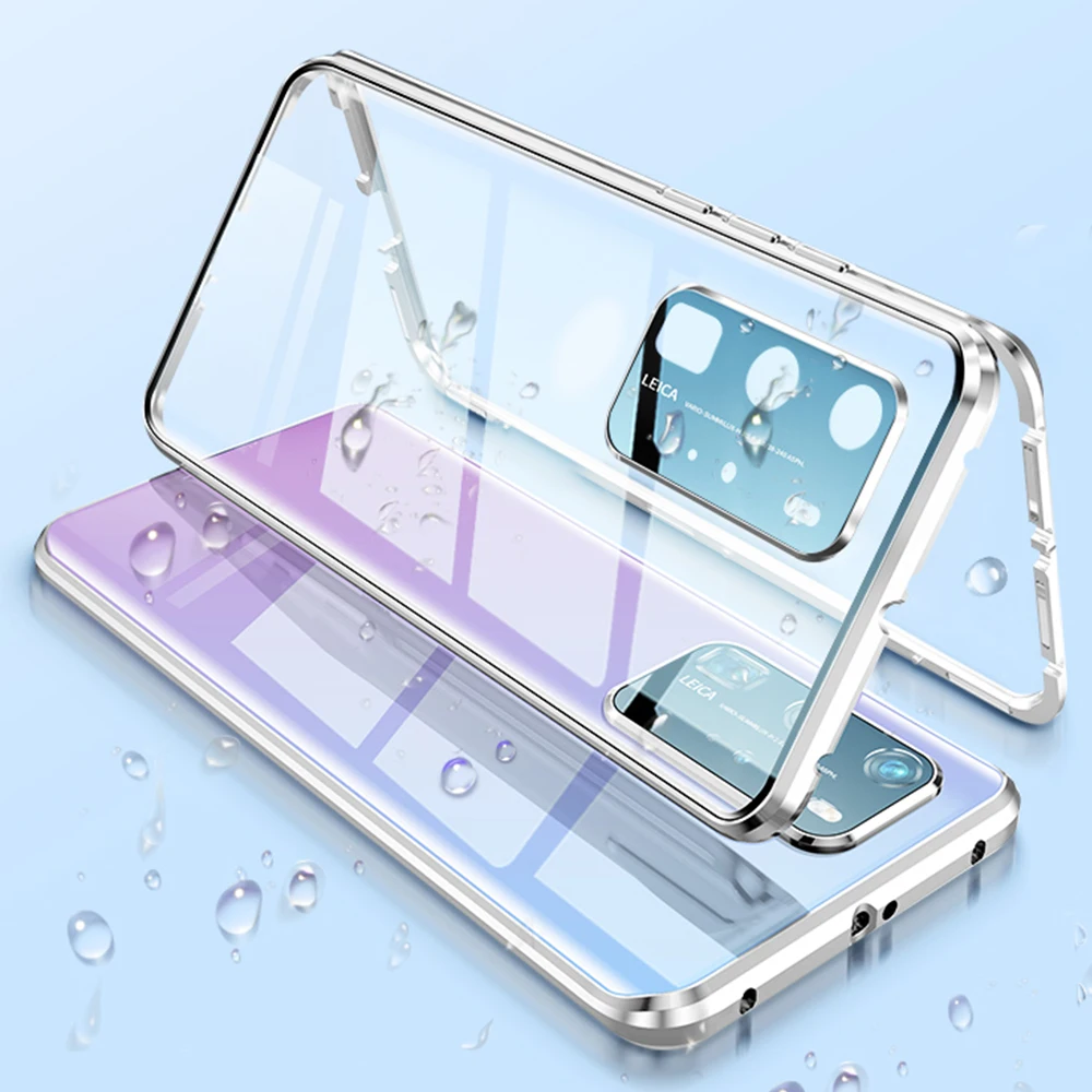

For Huawei P40 Pro+ Plus Case Dual Tempered Glass Cover Camera Protected 360 Full Armor Phone Case For Mate40 Mate40PRO+ PLUS