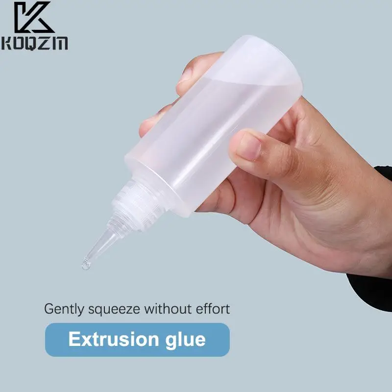 

Empty Glue Bottle Soft Plastic Transparent Thickened Pointed Bottle Industrial Glue Bottle 30ml/60ml/100ml/120ml