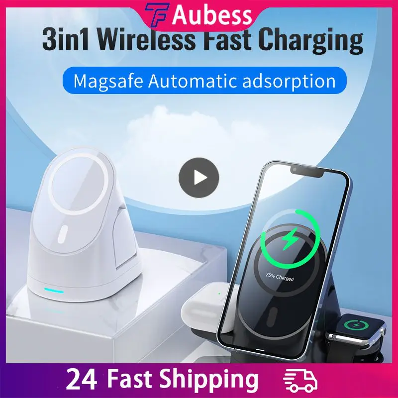 

Беспроводное зарядное устройство 3 в 1, 20 Вт