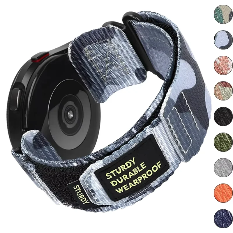 Фото Ремешок 20 22 мм для Huawei Watch GT 4 5 GT4 46 мм GT3 GT2 GT 3Pro 46 мм Нейлоновый ремешок для Samsung Galaxy Watch 7 6 4 5 Pro Ремешок для часов №1