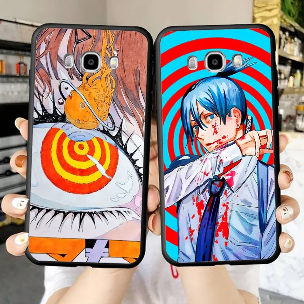 

Japan Cartoon Anime Chainsaw Man Phone Case For Samsung J 7 plus 7core J7 neo J6 plus prime J6 J4 J5 Mobile Cover